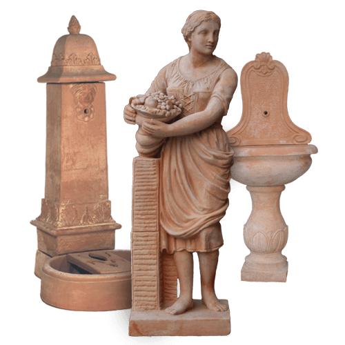 Statues & Fountains – Terra Cotta Pots